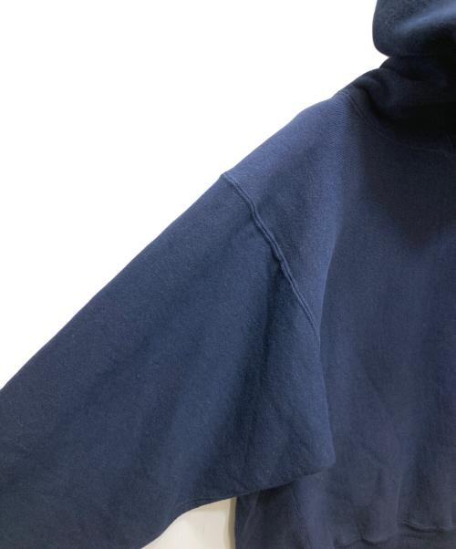 Champion REVERSE WEAVE（チャンピオン リバース ウィーブ）Champion REVERSE WEAVE (チャンピオン リバース ウィーブ) REVERSE WEAVE プルオーバーパーカー / 90’S 刺繍タグ USA製 ネイビー サイズ:Mの古着・服飾アイテム