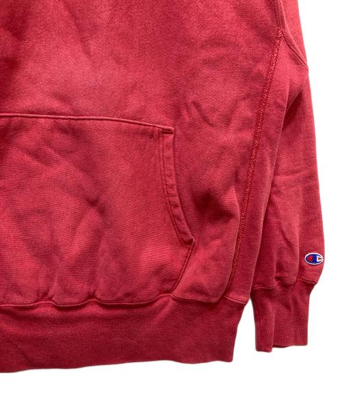 Champion REVERSE WEAVE（チャンピオン リバース ウィーブ）Champion REVERSE WEAVE (チャンピオン リバース ウィーブ) 90’S プルオーバーパーカー レッド サイズ:XLの古着・服飾アイテム