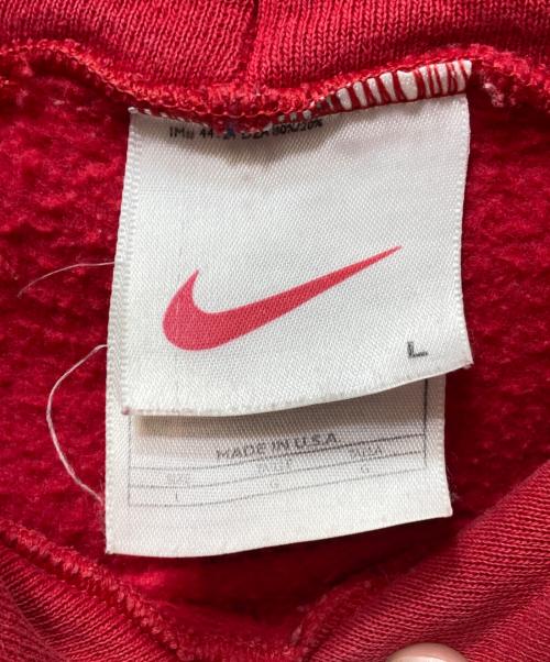 NIKE（ナイキ）NIKE (ナイキ) 90’S センタースウォッシュ プルオーバーパーカー レッド サイズ:Lの古着・服飾アイテム