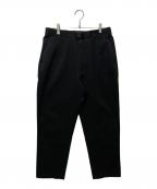 GOLDWINゴールドウイン）の古着「One Tuck Tapered Stretch Pants GL73172」｜ブラック