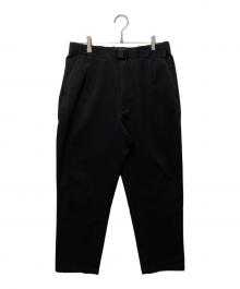GOLDWIN（ゴールドウイン）の古着「One Tuck Tapered Stretch Pants GL73172」｜ブラック