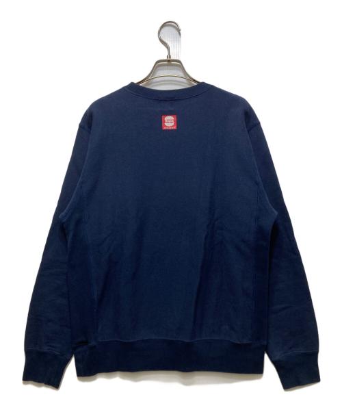 A BATHING APE（アベイシングエイプ）A BATHING APE (アベイシングエイプ) 90’S プリントスウェット ネイビー サイズ:Sの古着・服飾アイテム