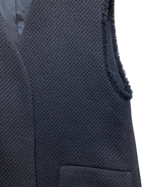 ARTISAN（アルチザン）ARTISAN (アルチザン) Vネック フリンジベスト ネイビー サイズ:9の古着・服飾アイテム