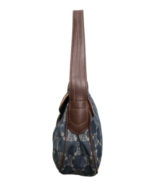CELINE（セリーヌ）CELINE (セリーヌ) パリマカダム デニムワンショルダーバッグ インディゴの古着・服飾アイテム