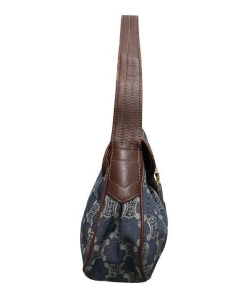 CELINE（セリーヌ）CELINE (セリーヌ) パリマカダム デニムワンショルダーバッグ インディゴの古着・服飾アイテム