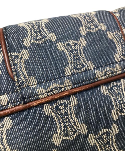 CELINE（セリーヌ）CELINE (セリーヌ) パリマカダム デニムワンショルダーバッグ インディゴの古着・服飾アイテム