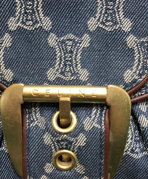 CELINE（セリーヌ）CELINE (セリーヌ) パリマカダム デニムワンショルダーバッグ インディゴの古着・服飾アイテム