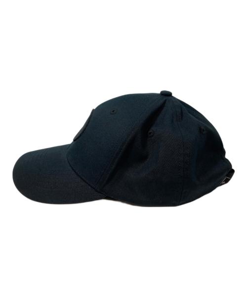 STONE ISLAND（ストーンアイランド）STONE ISLAND (ストーンアイランド) Logo cotton baseball cap （ロゴコットンベースボールキャップ）K1S159100996S0065 ブラックの古着・服飾アイテム