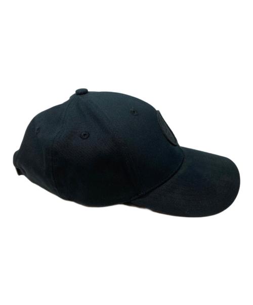 STONE ISLAND（ストーンアイランド）STONE ISLAND (ストーンアイランド) Logo cotton baseball cap （ロゴコットンベースボールキャップ）K1S159100996S0065 ブラックの古着・服飾アイテム