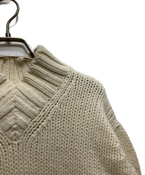 AURALEE（オーラリー）AURALEE (オーラリー) SUPER FINE WOOL AIRY KNIT V-NECK P/O　	A20AP02TA アイボリーの古着・服飾アイテム