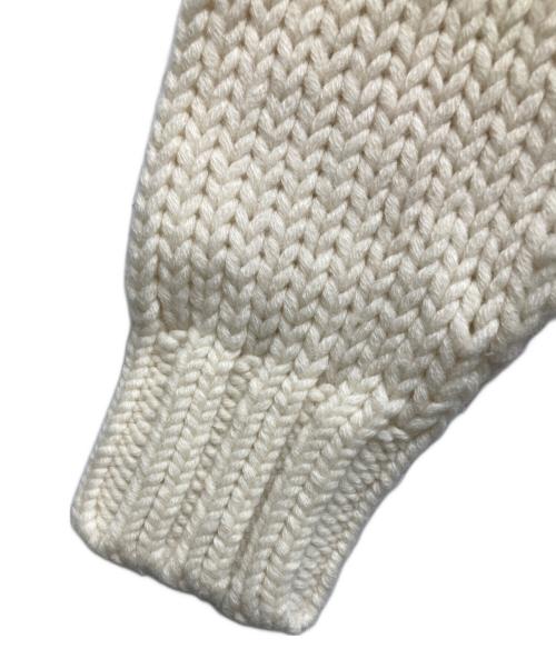 AURALEE（オーラリー）AURALEE (オーラリー) SUPER FINE WOOL AIRY KNIT V-NECK P/O　	A20AP02TA アイボリーの古着・服飾アイテム