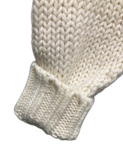 AURALEE（オーラリー）AURALEE (オーラリー) SUPER FINE WOOL AIRY KNIT V-NECK P/O　	A20AP02TA アイボリーの古着・服飾アイテム
