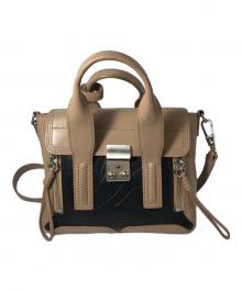 3.1 phillip lim（スリーワンフィリップリム）の古着「Pashli ミニサッチェル ショルダーバッグ」｜ブラウン×ブラック