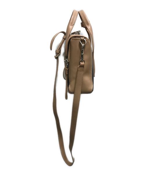 3.1 phillip lim（スリーワンフィリップリム）3.1 phillip lim (スリーワンフィリップリム) Pashli ミニサッチェル ショルダーバッグ ブラウン×ブラックの古着・服飾アイテム