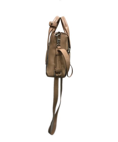 3.1 phillip lim（スリーワンフィリップリム）3.1 phillip lim (スリーワンフィリップリム) Pashli ミニサッチェル ショルダーバッグ ブラウン×ブラックの古着・服飾アイテム