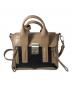 3.1 phillip lim（スリーワンフィリップリム）の古着「Pashli ミニサッチェル ショルダーバッグ」｜ブラウン×ブラック