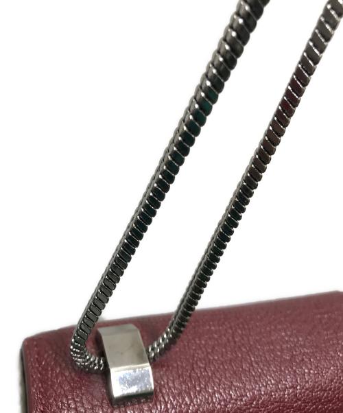3.1 phillip lim（スリーワンフィリップリム）3.1 phillip lim (スリーワンフィリップリム) Soleil Mini Chain ショルダーバッグ/ソレイユミニチェーン バーガンディーの古着・服飾アイテム