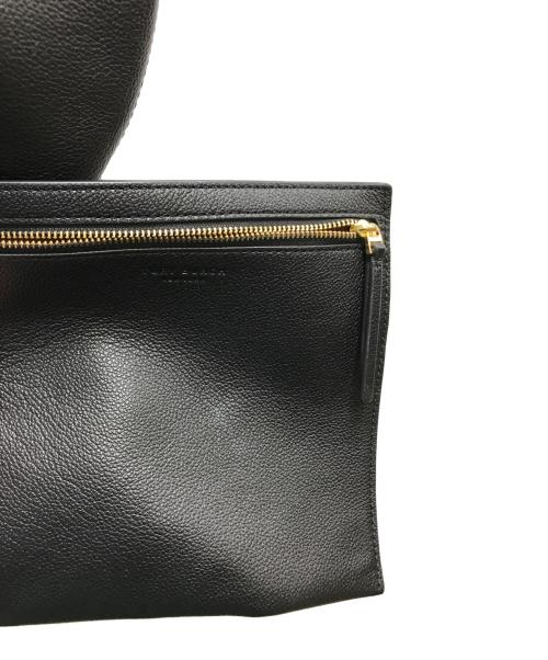 TORY BURCH（トリーバーチ）TORY BURCH (トリーバーチ) ピアス ソフト バッグ ラージ / ワンショルダーバッグ 178051 ブラックの古着・服飾アイテム