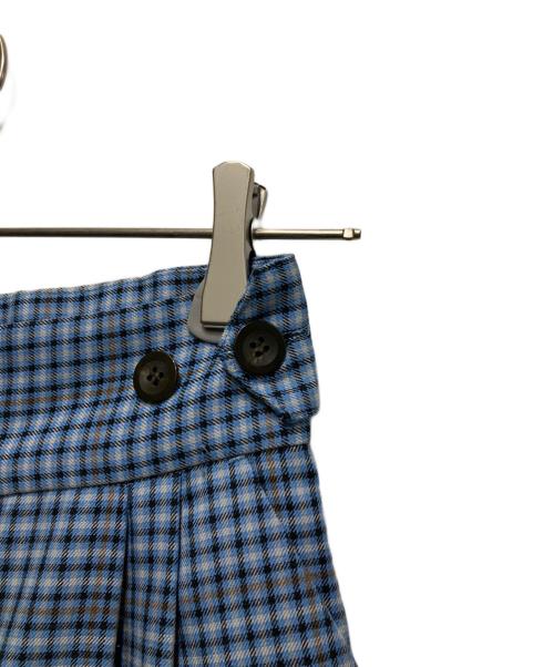 MAISON SPECIAL（メゾンスペシャル）MAISON SPECIAL (メゾンスペシャル) 2way Waist Checkered Pants ブルー サイズ:36の古着・服飾アイテム