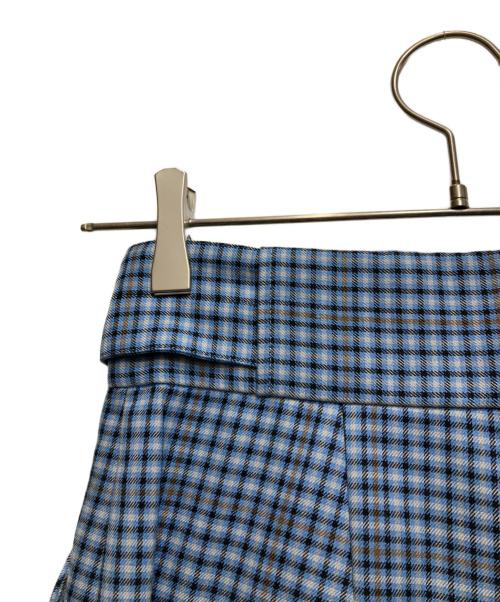 MAISON SPECIAL（メゾンスペシャル）MAISON SPECIAL (メゾンスペシャル) 2way Waist Checkered Pants ブルー サイズ:36の古着・服飾アイテム