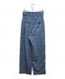 MAISON SPECIAL (メゾンスペシャル) 2way Waist Checkered Pants ブルー サイズ:36：8000円