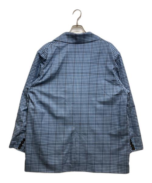 MAISON SPECIAL（メゾンスペシャル）MAISON SPECIAL (メゾンスペシャル) Checkered Oversized Jacket Coat ブルー サイズ: Freeの古着・服飾アイテム