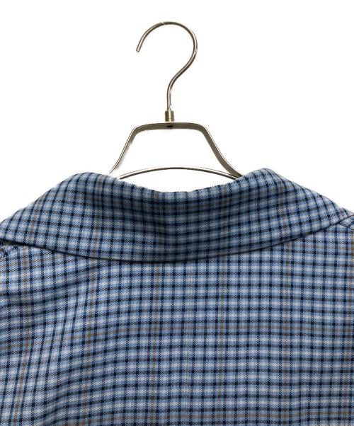 MAISON SPECIAL（メゾンスペシャル）MAISON SPECIAL (メゾンスペシャル) Checkered Oversized Jacket Coat ブルー サイズ: Freeの古着・服飾アイテム
