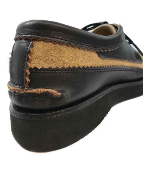 YUKETEN（ユケテン）YUKETEN (ユケテン) ギリーモックシューズ ブラック×ブラウン サイズ:8　1/2の古着・服飾アイテム