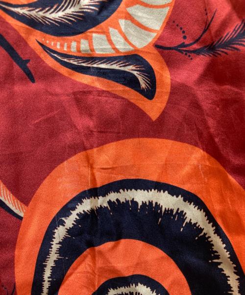 DRIES VAN NOTEN（ドリスヴァンノッテン）DRIES VAN NOTEN (ドリスヴァンノッテン) 総柄シルクスカート レッド サイズ:34の古着・服飾アイテム