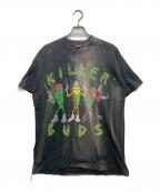 FRUIT OF THE LOOMフルーツオブザルーム）の古着「プリントTシャツ  c1993 FASHION VICTIM」｜ブラック