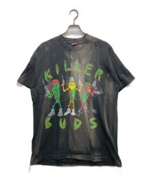 FRUIT OF THE LOOM（フルーツオブザルーム）の古着「プリントTシャツ  c1993 FASHION VICTIM」｜ブラック