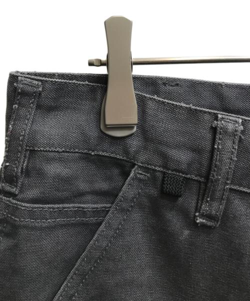 Acne studios（アクネ ストゥディオズ）Acne studios (アクネ ストゥディオズ) バッグロゴレザーパッチ刺繍 ワイドダブルニーデニムパンツ FA-UX-TROU000118 グレー サイズ:Sの古着・服飾アイテム