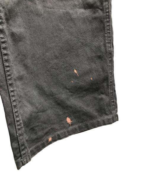 Acne studios（アクネ ストゥディオズ）Acne studios (アクネ ストゥディオズ) バッグロゴレザーパッチ刺繍 ワイドダブルニーデニムパンツ FA-UX-TROU000118 グレー サイズ:Sの古着・服飾アイテム