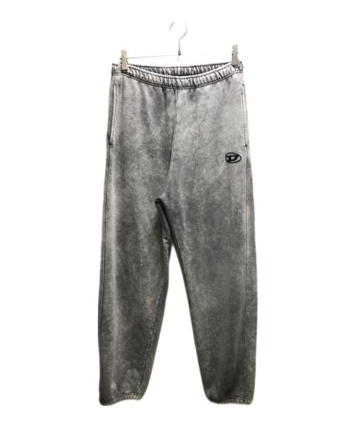 DIESEL（ディーゼル）DIESEL (ディーゼル) ケミカルウォッシュ加工スウェットパンツ A08545 グレー サイズ:Sの古着・服飾アイテム