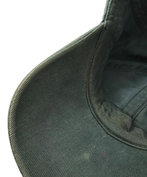 BALENCIAGA（バレンシアガ）BALENCIAGA (バレンシアガ) BBスプレーロゴペイントキャップ グリーンの古着・服飾アイテム
