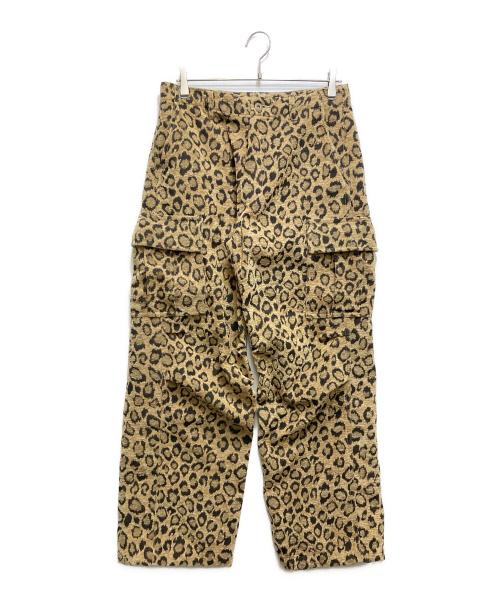 TUITACI（ツイタチ）TUITACI (ツイタチ) LEOPARD CARGO PANTS ブラウン サイズ:2の古着・服飾アイテム