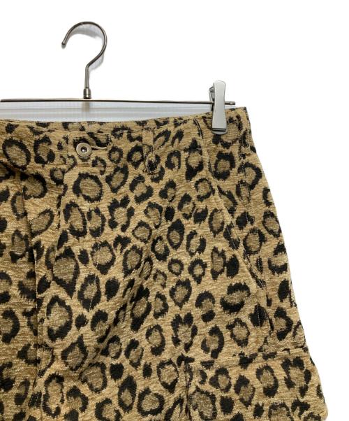 TUITACI（ツイタチ）TUITACI (ツイタチ) LEOPARD CARGO PANTS ブラウン サイズ:2の古着・服飾アイテム