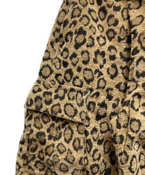 TUITACI（ツイタチ）TUITACI (ツイタチ) LEOPARD CARGO PANTS ブラウン サイズ:2の古着・服飾アイテム