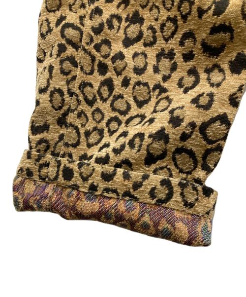 TUITACI（ツイタチ）TUITACI (ツイタチ) LEOPARD CARGO PANTS ブラウン サイズ:2の古着・服飾アイテム