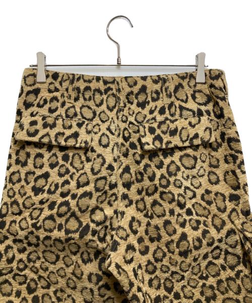 TUITACI（ツイタチ）TUITACI (ツイタチ) LEOPARD CARGO PANTS ブラウン サイズ:2の古着・服飾アイテム