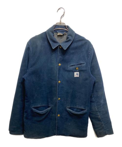 CarHartt（カーハート）CarHartt (カーハート) ADAM KIMMEL (アダムキメル) モールスキンジャケット ネイビー サイズ:Sの古着・服飾アイテム