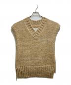 Maison Margielaメゾンマルジェラ）の古着「DYE KNIT VEST (ダイニットベスト）S51TH0081」｜ベージュ