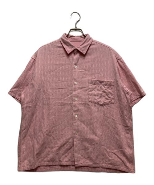 Porter Classic（ポータークラシック）Porter Classic (ポータークラシック) HAPPY  RED SHORT SLEEVE SHIRT （ハッピーレッドショートスリーブシャツ） ピンク サイズ:1の古着・服飾アイテム
