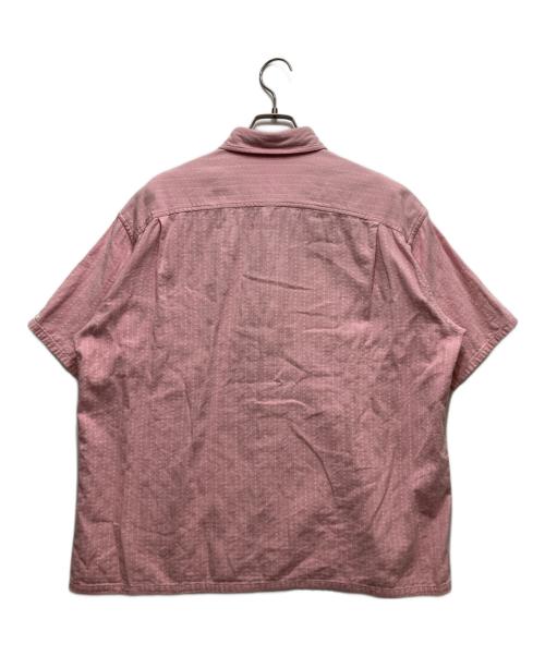 Porter Classic（ポータークラシック）Porter Classic (ポータークラシック) HAPPY  RED SHORT SLEEVE SHIRT （ハッピーレッドショートスリーブシャツ） ピンク サイズ:1の古着・服飾アイテム