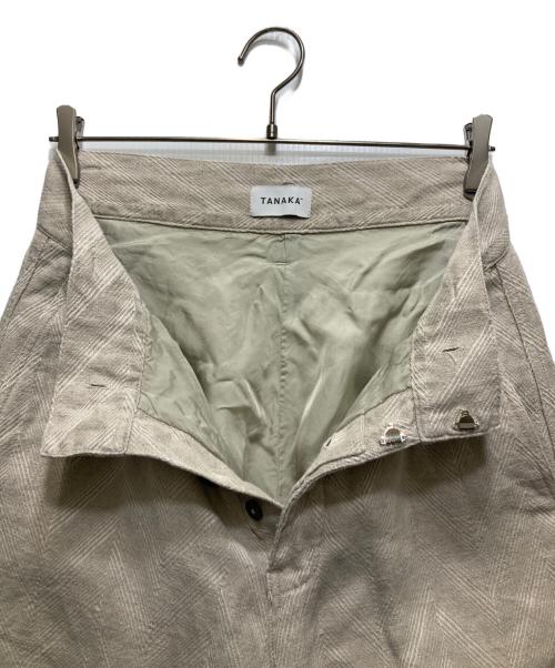 TANAKA（タナカ）TANAKA (タナカ) THE WIDE  EASY TROUSERS （ザ ワイド イージートラウザーズ）ST-108E アイボリー サイズ:27の古着・服飾アイテム