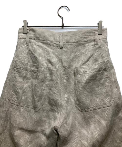 TANAKA（タナカ）TANAKA (タナカ) THE WIDE  EASY TROUSERS （ザ ワイド イージートラウザーズ）ST-108E アイボリー サイズ:27の古着・服飾アイテム