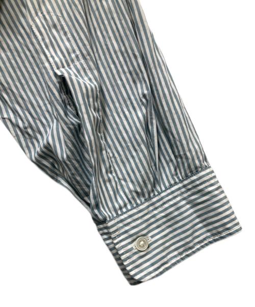 Graphpaper（グラフペーパー）Graphpaper Broad Stripe L/S Oversized Regular Collar Shirt （ブロードストライプL/Sオーバーサイズレギュラーカラーシャツ）GM223-50065B サイズ:FREEの古着・服飾アイテム