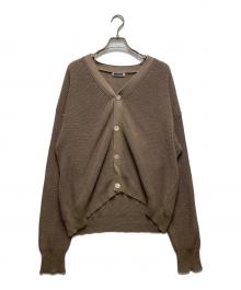 NKNIT（ンニット）の古着「コットンカーディガン 22SS-023」｜ブラウン