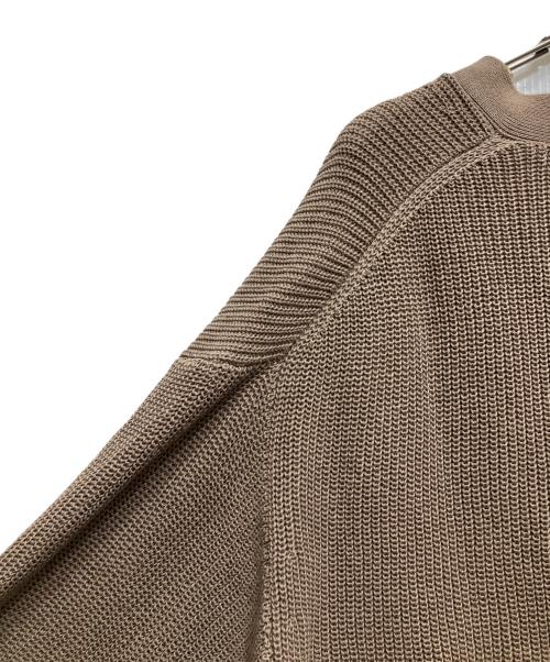 NKNIT（ンニット）NKNIT (ンニット) コットンカーディガン 22SS-023 ブラウン サイズ:実寸参照の古着・服飾アイテム