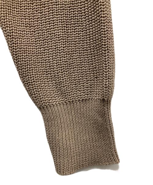NKNIT（ンニット）NKNIT (ンニット) コットンカーディガン 22SS-023 ブラウン サイズ:実寸参照の古着・服飾アイテム